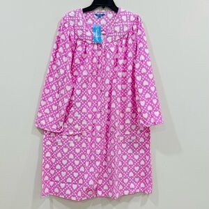 NWT Dreamcrest Women’s ‎ House Flannel Duster Robe Size 2X